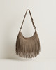 Tassel Design Dámská taška Hobo Módní Trend Kabelka Semišové Přes rameno Nákupní taška Vintage Tašky na dojíždění