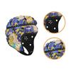 Rugby Helmet Breathable Lightweight Adjustable Sports Cap Football Helmet Kids Sized for Baseball Pitcher Goalkeeper Hat Match