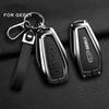 High Quality Zinc Alloy Goat Leather Car Key Case Cove for Geely Coolray X6 X7 EX7 Emgrand Global Hawk GX7 Remote Accessories