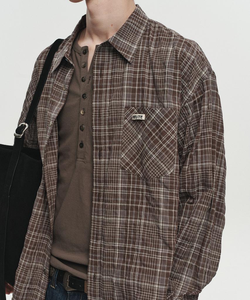 Hoite Regular Collar Marco Shirt (Brown)