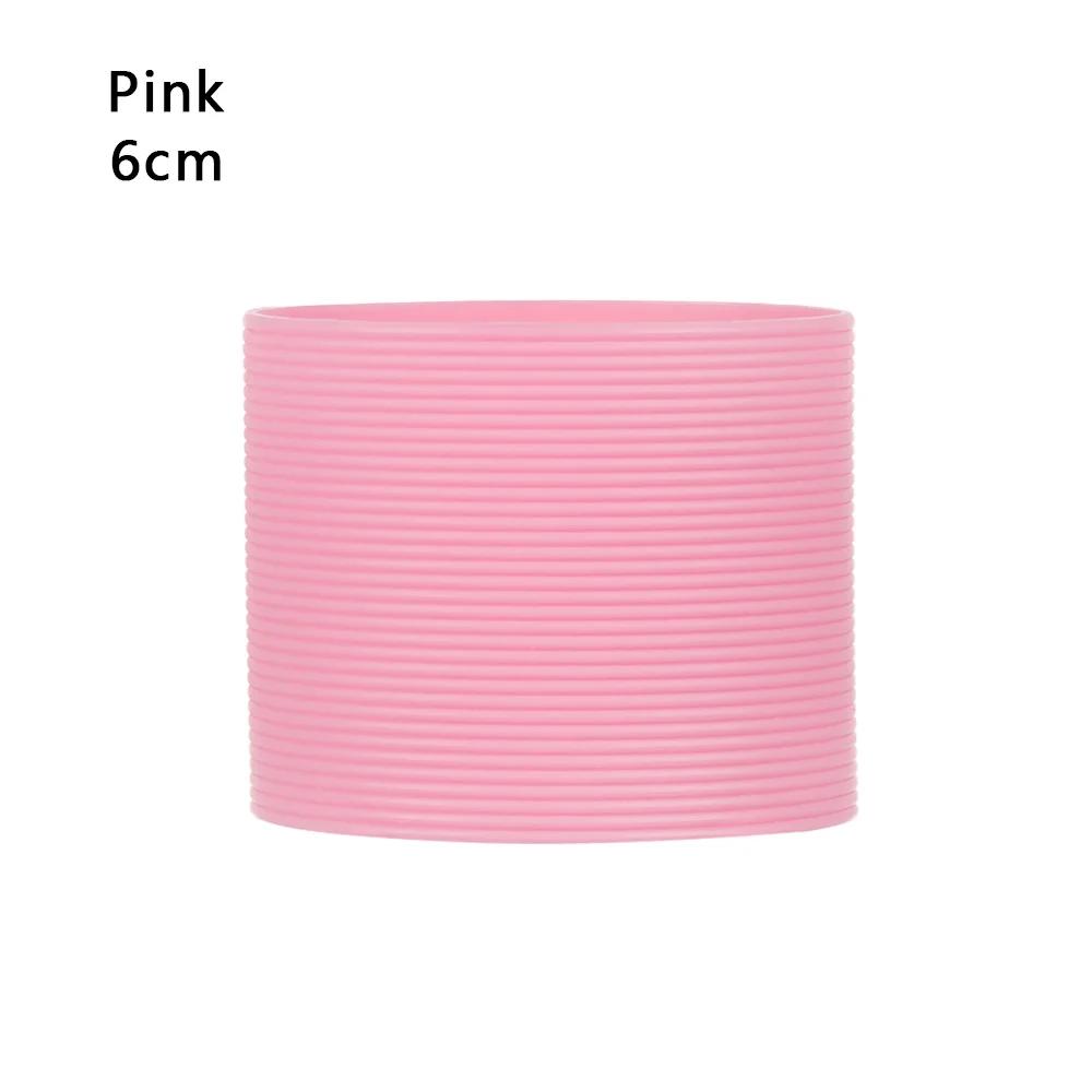 1Pc Silicone Cup Sleeve Heat Insulation Bottle Sleeves Non-slip Mug Sleeve Glass Bottle Cover For Mugs Ceramic Coffee Cups Wrap