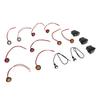 UTV Turn Signal Kit Flasher Relay Harness DC12V UTV Rocker Switch Turn Signal Kit Replacement for