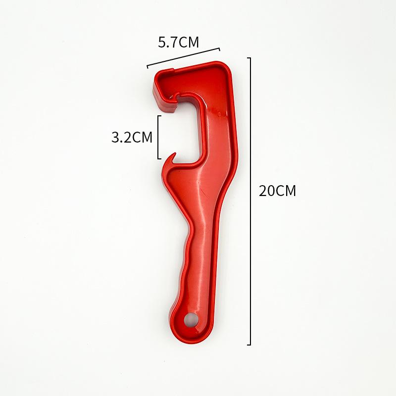 

Manual Can Opener Labor Saving Household Plastic Opening Tool for Gallon Honey Bucket Pail Cap Paint Barrel Lid Removal Wrench красный
