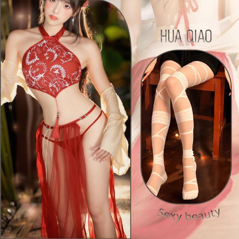 Ancient Fairy Hanfu Sexy Pure Desire Passion Pajamas Sex Products Belly Pocket Women's Sex Underwear