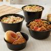 Lantuan Disposable Thickened Black Food Container