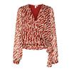 Vero Moda Womens/Ladies Animal Print V Neck Wrap Top