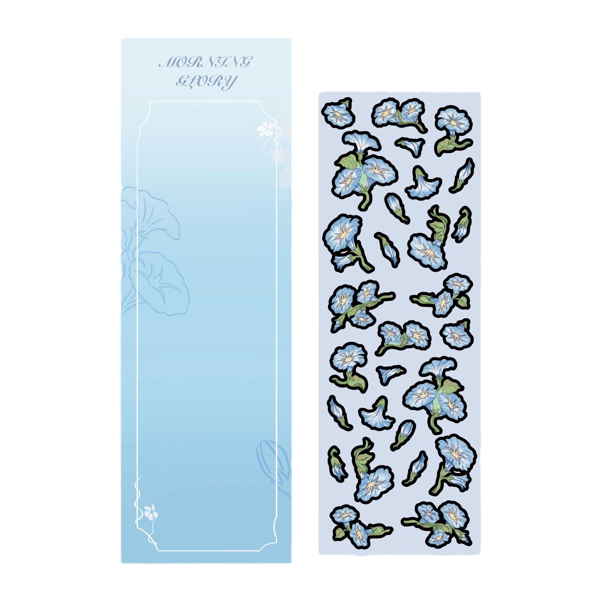 Корейские популярные наклейки «Петуния» Корейские лазерные милые мультяшные наклейки — фото 5