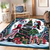 1pc The Nightmare Before Christmas Carpet Area Rug, Bedroom, and Playroom Durable, Stain-Resistant, and Easy To Clean, Living Room