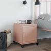 Pink Nightstand 36 x 38.5 x 43.5 cm Steel