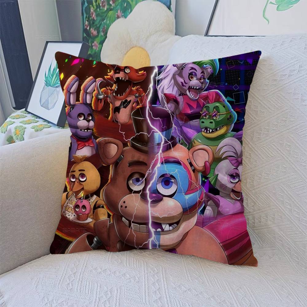 FNAF Five-nights-At-Freddy Cuscino Regalo Decorazione Casa Ufficio Cuscino Camera da Letto Divano Auto CopricuscinoFedera
