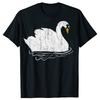 Pretty Wildlife Bird Beautiful Animal Swan Tshirts Unisex Fashion Print Tshirt Loose Oversized Streetwear Hip Hop Unisex T Shirt