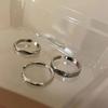 1/3 Pièces Anneaux Simples Vintage Ouverture Anneau de Doigt Réglable Pour Femmes Filles Élégant Luxe Polyvalent Ensemble d'Anneaux Bijoux Cadeaux