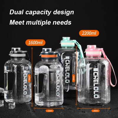 Thermoflaschen Großer Fitnesskessel Tragbare Thermowasserflasche mit großer Kapazität Sportflasche Fitness Space Cup Trinkgeschirr Wasserbecher