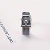 Gürtelschnallenring Trendiger Herren-Zeigefingerring Einfacher Retro-Hongkong-Stil Ring Schmuckdesign Punk