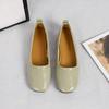 Fashion Flat Shoes Women Light Mouth Single Shoes Women's Spring Summer New Versatile Flat Bottom Square Head Solid Color Women's Shoes