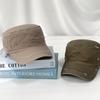 Women's Black Cotton Vintage Ball Cap
