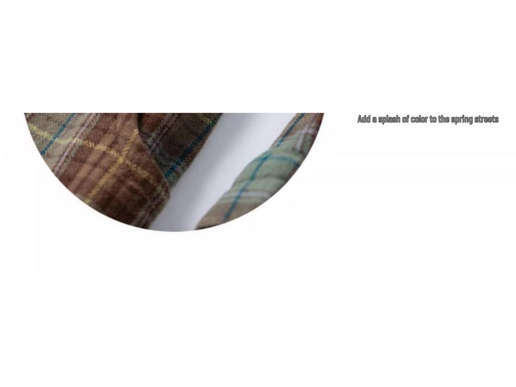 Genuine Autumn Long Sleeve Plaid Cotton Shirt for Middle-Aged & Elderly Women