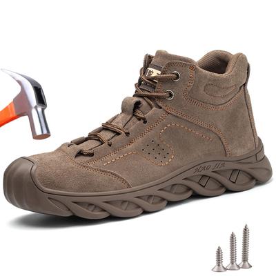 Work Safety Shoes Men Electric Insulation Welder Shoes Male Indestructible Safety Boots Anti-smash Anti-puncture Footwear
