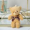 Bear Doll Stuffed Plush Big Head Bear Doll with Bow Tie for Valentine s Day Birthday Wedding