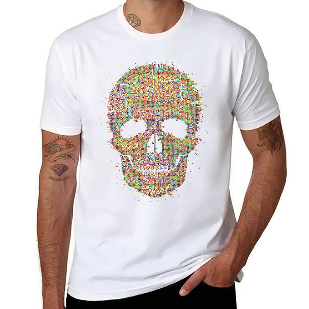 Acid Skull TShirt Work Style Casual TShirt