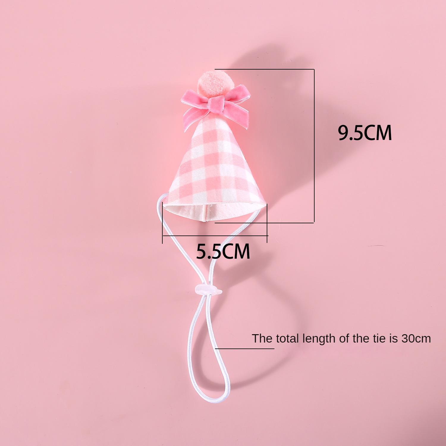 

2 шт. вышитый клетчатый шарф на день рождения для кошек и собак INS бархатная фетровая шляпа с бантом реквизит для фотосъемки домашних животных на день рождения