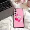 Cartoons Pink k-Kirbys-KK  Phone Case For Samsung S25,S24,S21,S22,S23,S30,Ultra,S20,Plus,Fe,Lite,Note,10,Black Cover