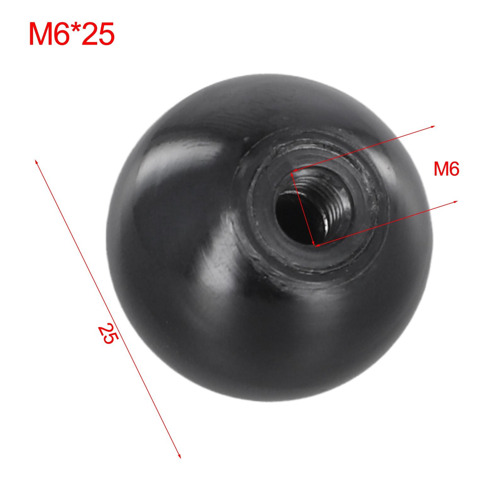

Бакелитовая шариковая гайка для станка Ручка для шаровой гайки Шарик M6-25 iron black