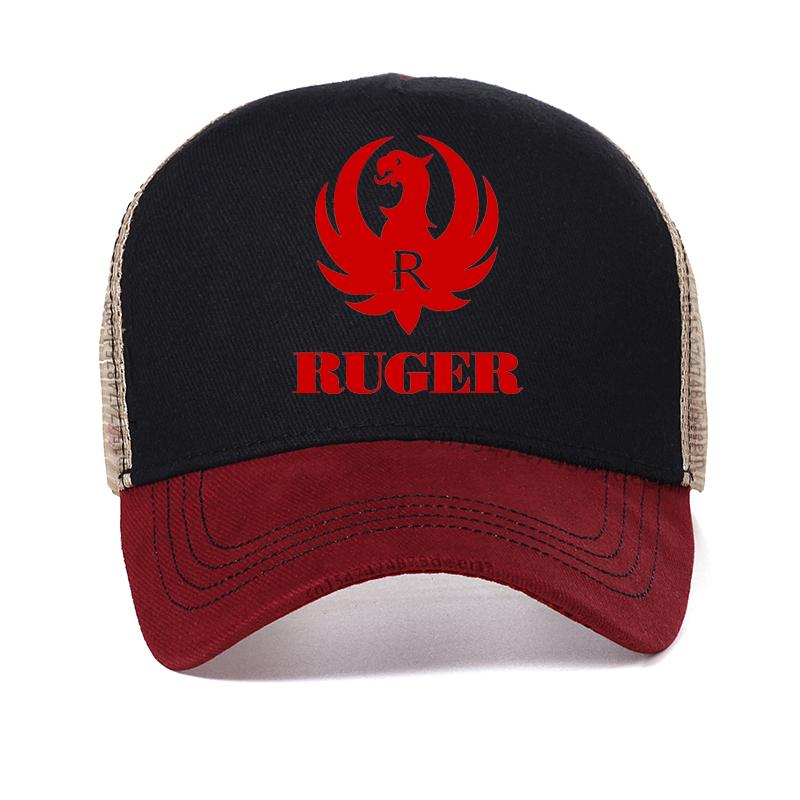Ruger Rugged Reliable Firearms Awesome Cap Outdoor Tactics Baseball Caps For Men Women fishing hat Mesh breathable hats