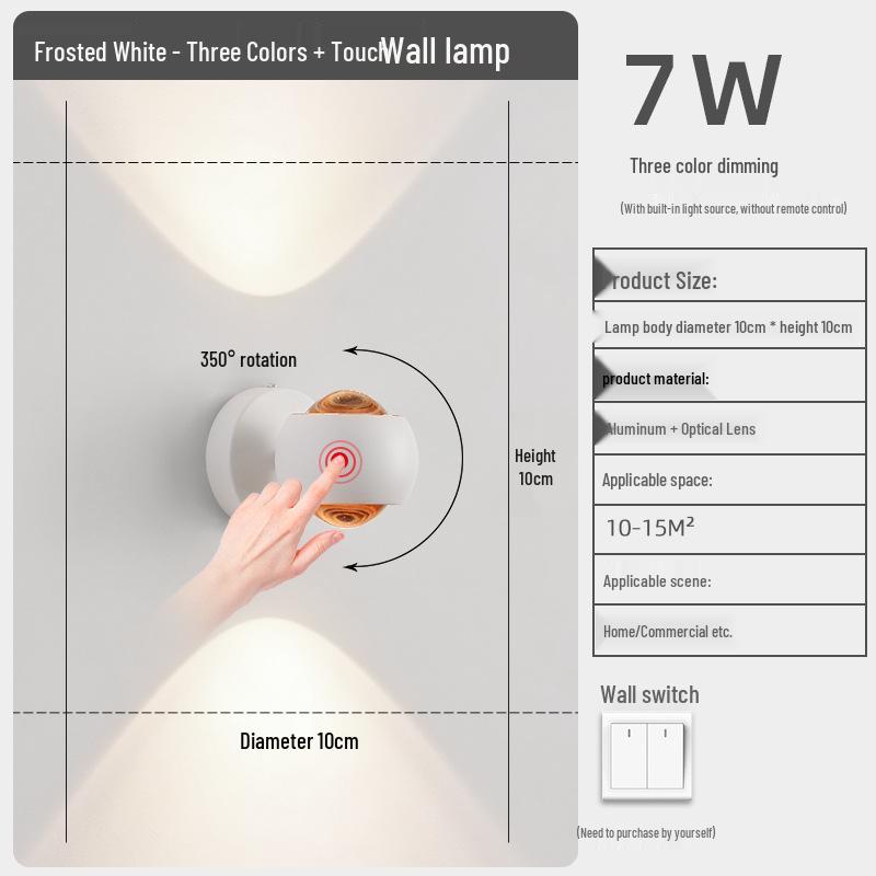 Modern Cream-Style Wall Lamp for Bedroom and Living Room