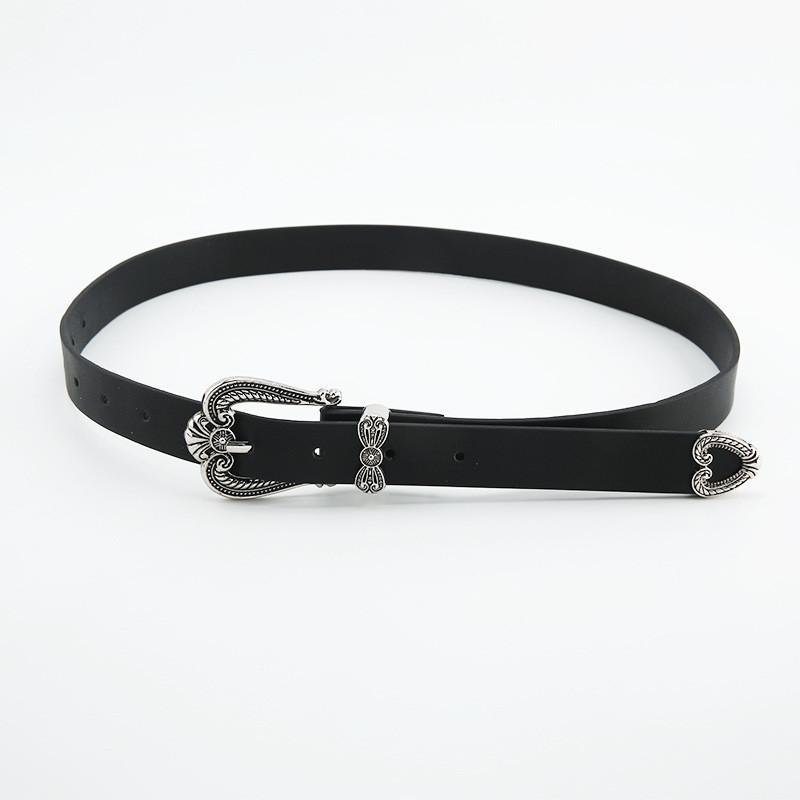 High-quality Faux Leather Retro Belt For Women With Simple And Stylish Design