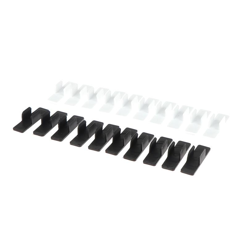 10 ks Samolepicí držák na pero Tužka Plastový klip Držák Stolní Pevné Pouzdro na pero Pro Notebook Stylus Tužka Klip Držák