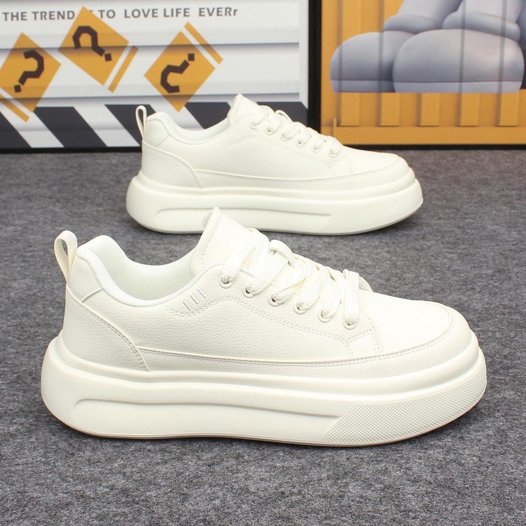 New Arrival Men's PU Leather Sneakers Comfortable Walking Shoes Casual Shoes Fashion Male Tenis Masculino Skateboard Footwear