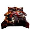 Off-road Pickup Truck Plaid Digital Print Microfiber Comforter Set - 3 Piece Bedding Set