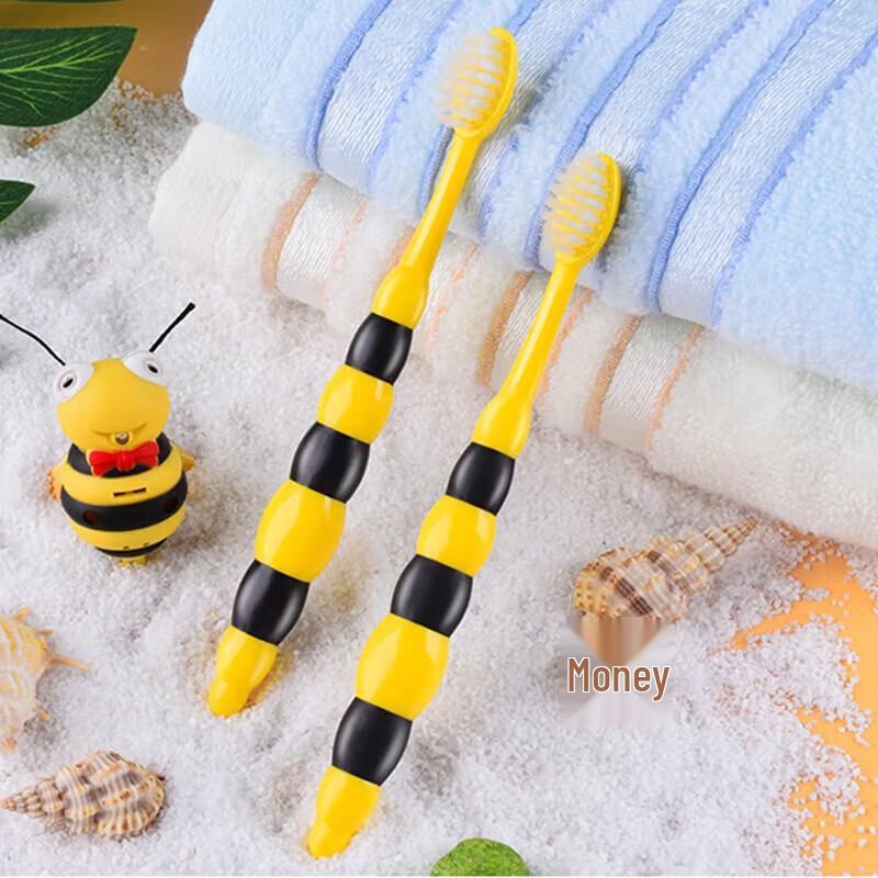 Little Deer Mom Kids Soft Bristle Toothbrush 4-Pack