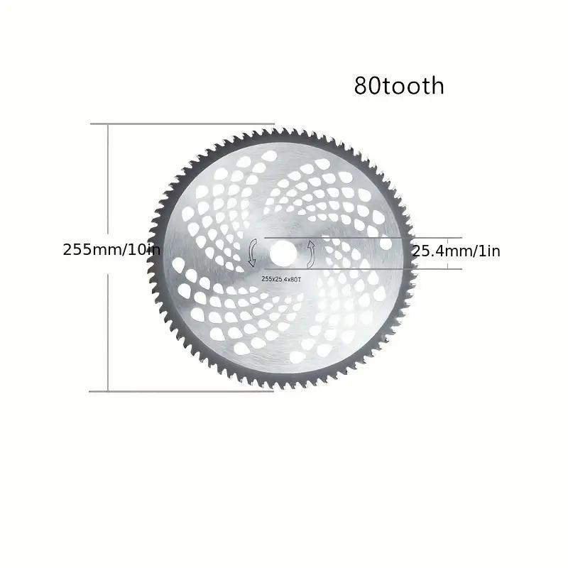 40/60/80 Teeth Grass Trimmer Head Blade Wood Brush Cutter Disc Compatible With Lawn Mower Weed Lawnmower Parts Garden Power Tool