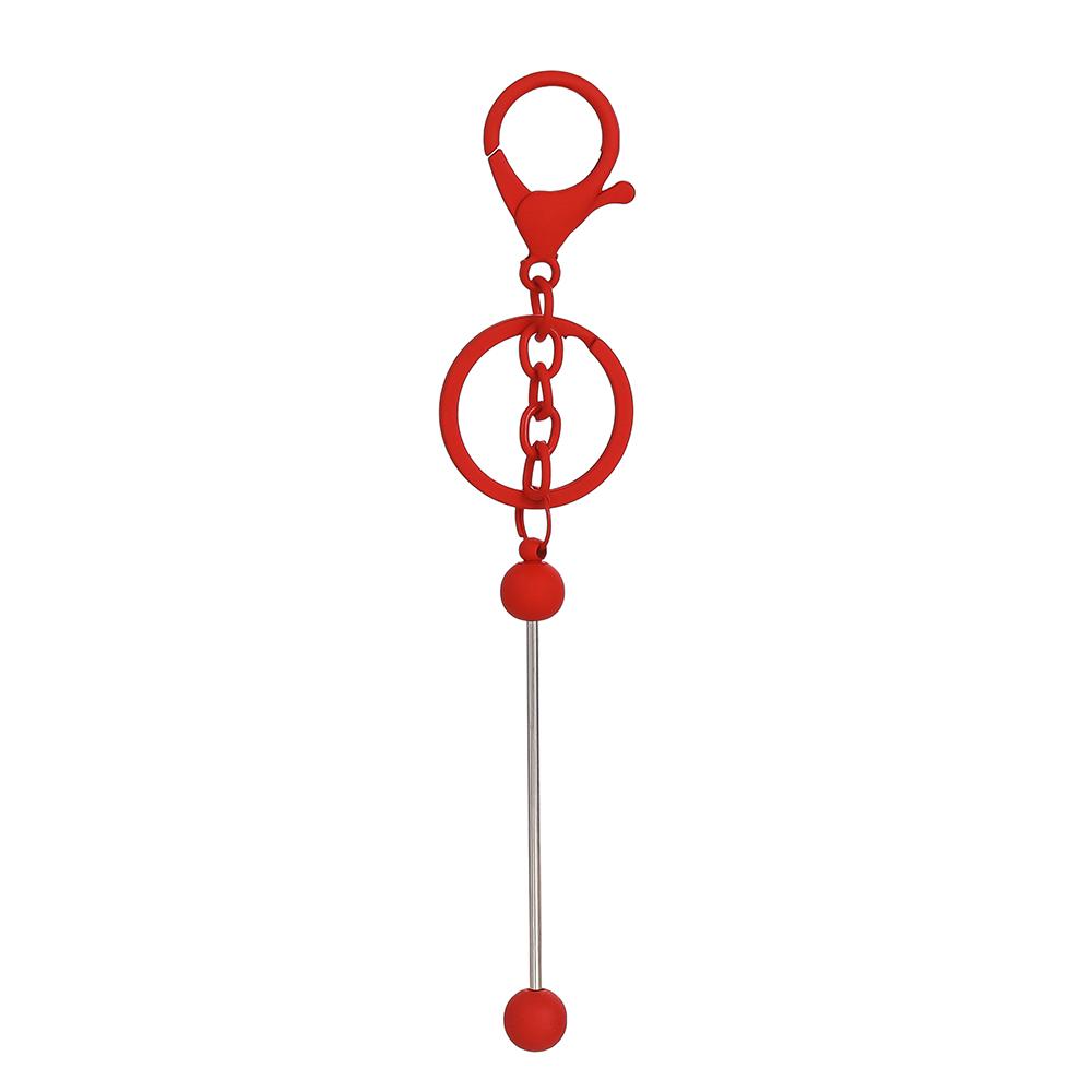 1/5 Stück Bunte Metall-Schlüsselanhängerstangen zum Auffädeln Leere für Perlen Anhänger Schmuck Charms DIY Bastelarbeiten Schlüsselanhänger Herstellung Geschenk