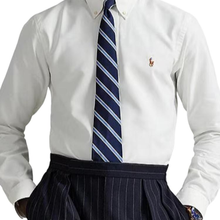 Polo Ralph Lauren Button-Down Slim Fit Long Sleeve Shirt With Embroidered Pony Men shirts 710961599-002