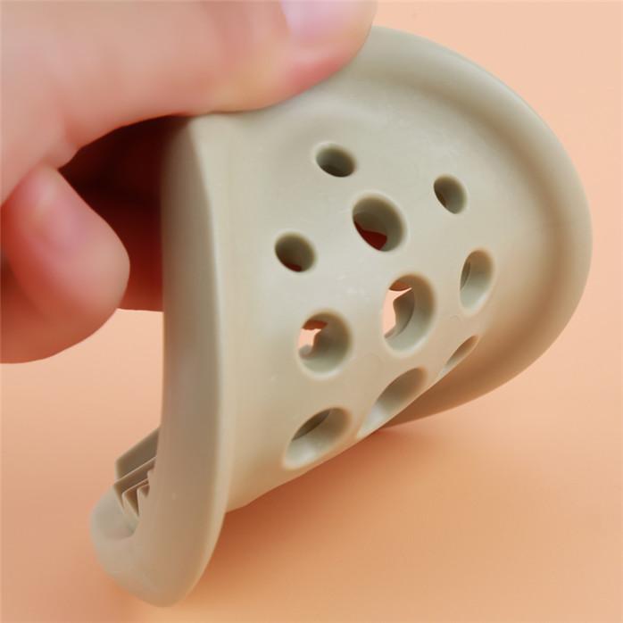 Silicone Soap Dish Storage Holder Tray Drain Soap Box Bathroom Accessories