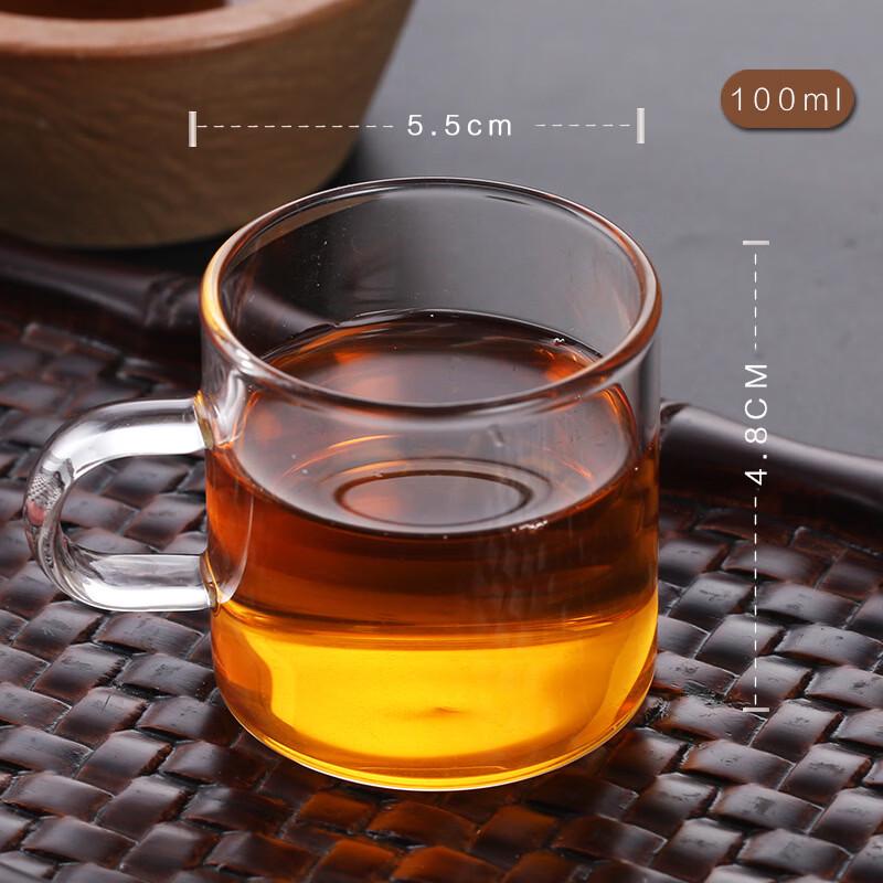 Handmade Glass Handle Gongfu Teacup Set