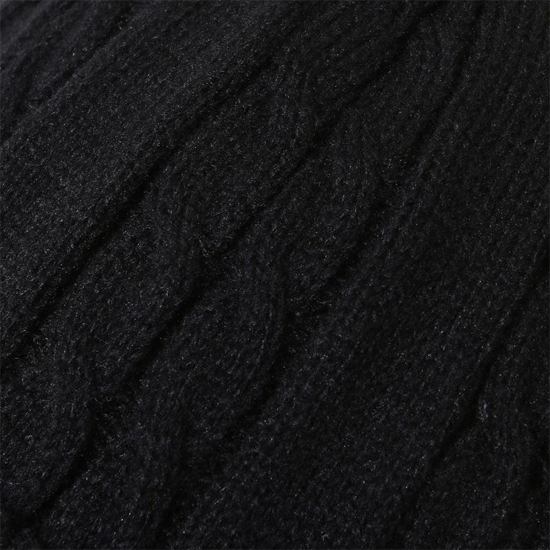 Wintermütze Samt Dicke Herren Strickmütze Warme Mütze Outdoor Ärmelkappe Skullies Beanies Ski Slouchy Cap
