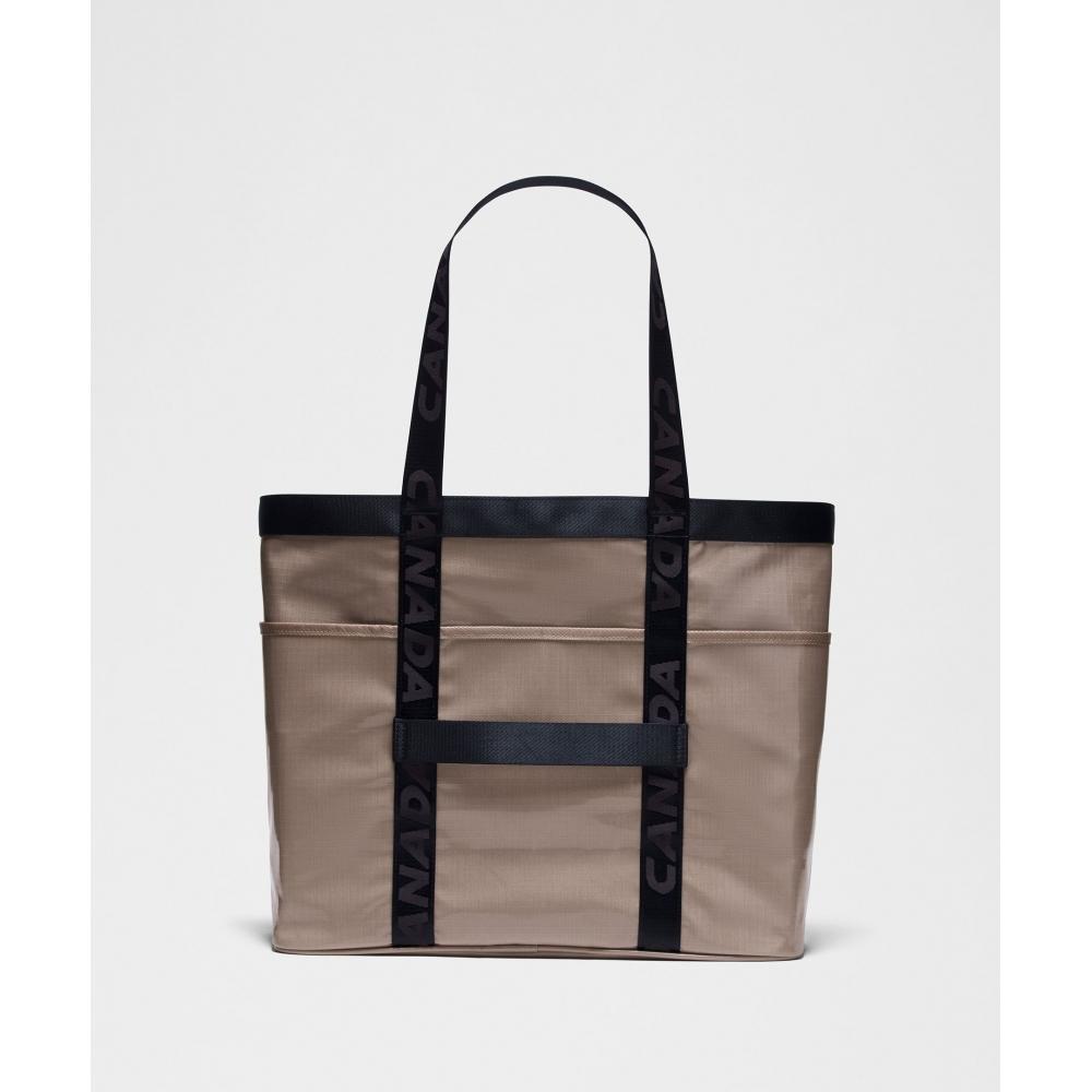 Lululemon Team Canada Ripstop Cinch Closure Tote Bag 20l  Cpc Logo Rock Dust