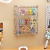 Pop Mart Transparent Acrylic Display Stand: Dustproof Magnetic Storage Box for Figures