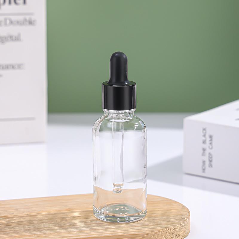 Clear Glass Dropper Bottle for Essential Oils and Skincare Serums