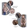 3-in-1 Mütze mit Schal und Handschuhen Warme Plüsch-Beanie-Mütze Wintermützen-Schal-Set für Damen und Herren