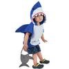 Funny Cosplay Gray Shark Hoodie Halloween Costume for Kids Christmas Carnival Fancy Dress Up Party Children Stage Show