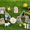 45Pcs/box Cat Collection Cute Boxed Kawaii Decoration Stickers Planner Scrapbooking Stationery Japanese Diary Stickers