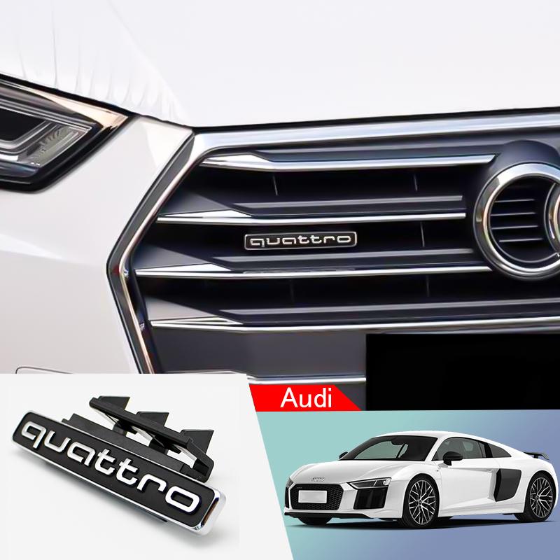 B QUATTRO Znak Přední Mřížka Auta Znak Styling Pro B quattro A6L Sport 2019 2020 2021 2022 Body Kufr Samolepka Příslušenství
