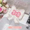 Creative Exquisite Sweet and Beautiful Bow Soap Box Soap Box for Home Use Delicate and Luxurious Bathroom Drain Soap Rack
