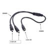 3.5 x 1.35mm Female to Male CCTV Connector Cord Power Extension Line for Fan