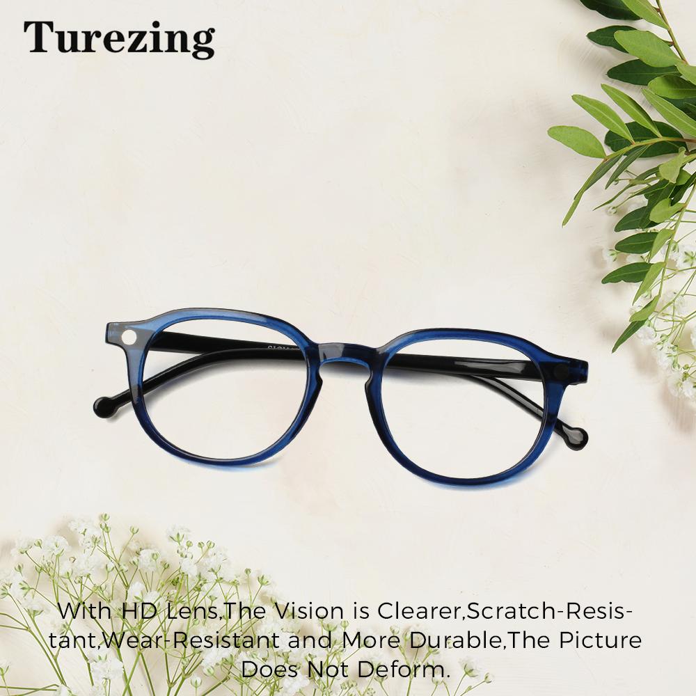 TUREZING 3 Pack Flexible Spring Hinge Women Men Presbyopic Glasses Circular Presbyopia Eyeglasses Super Light Long Distance Vision Eyeglasses